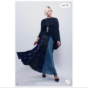 Amazing Technicolor Printed Trumpet Skirt